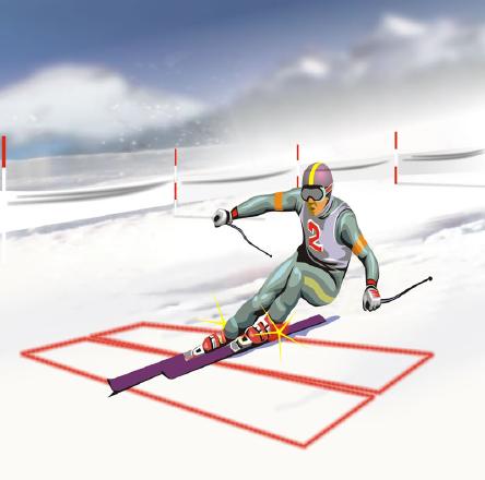 低频远距离读卡器用于滑雪比赛